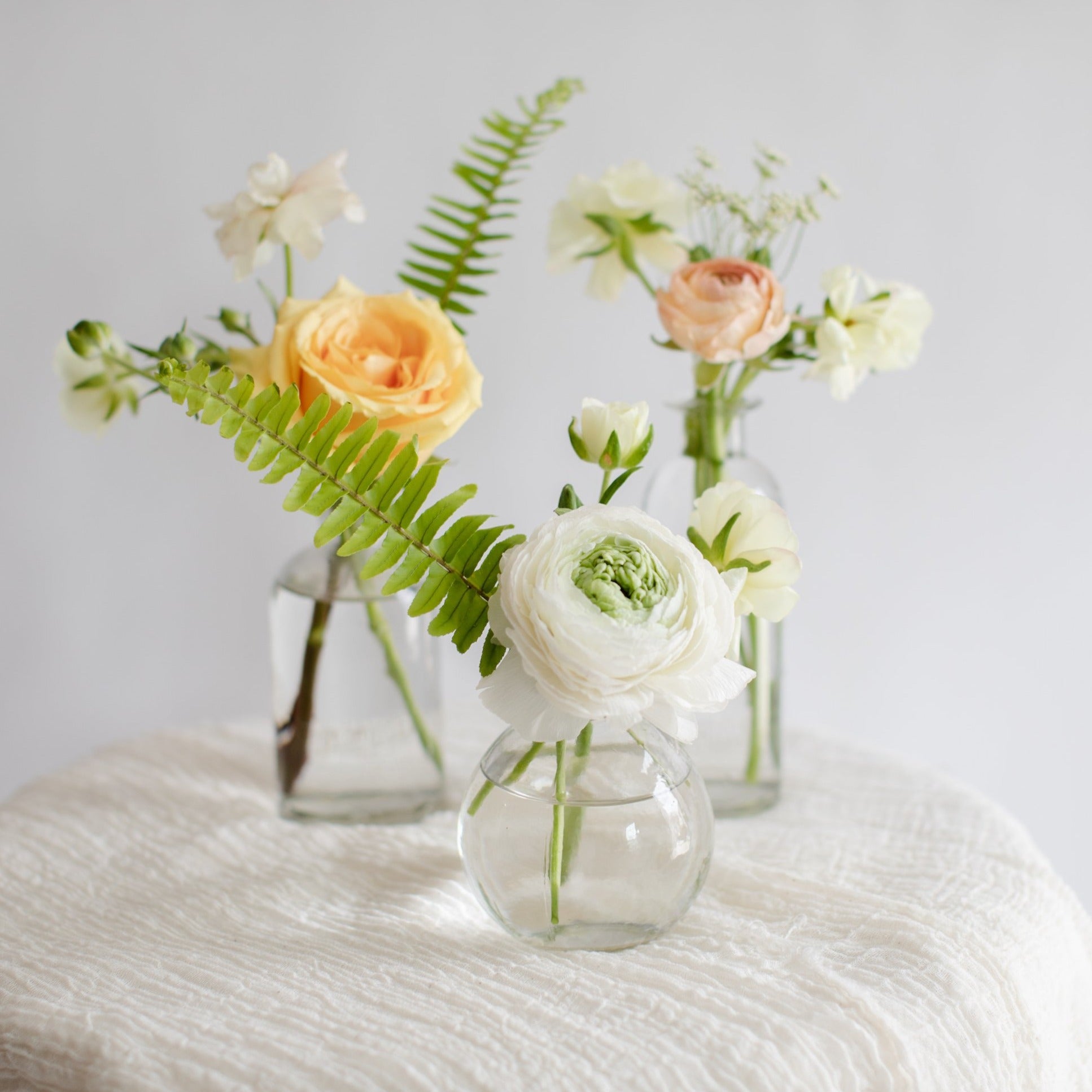 Bud Vases – SEA BLOSSOMS EVENTS